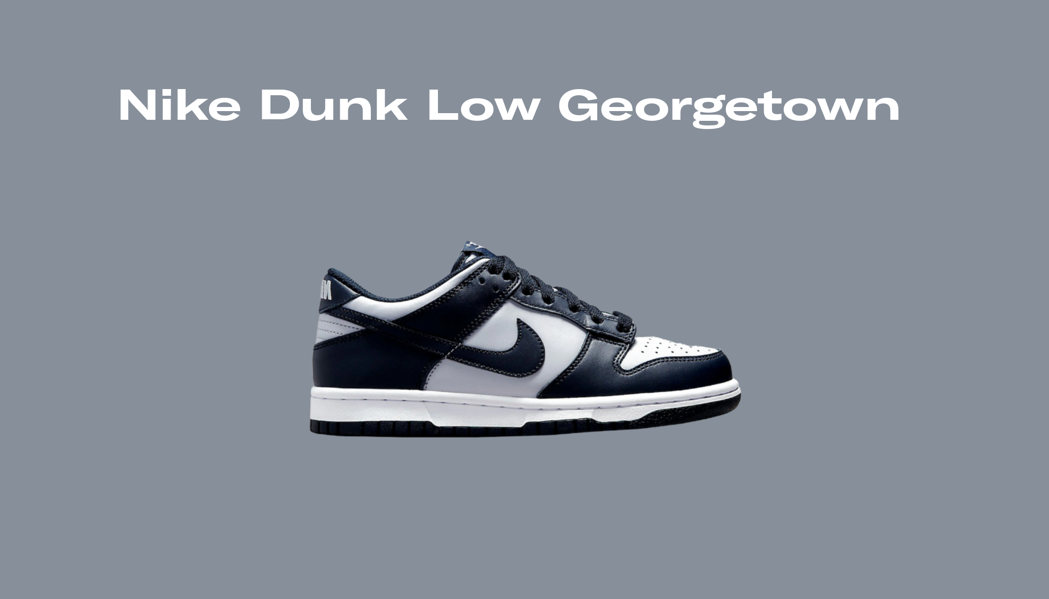 Nike Dunk Low Georgetown, Raffles and Release Date | Sole Retriever